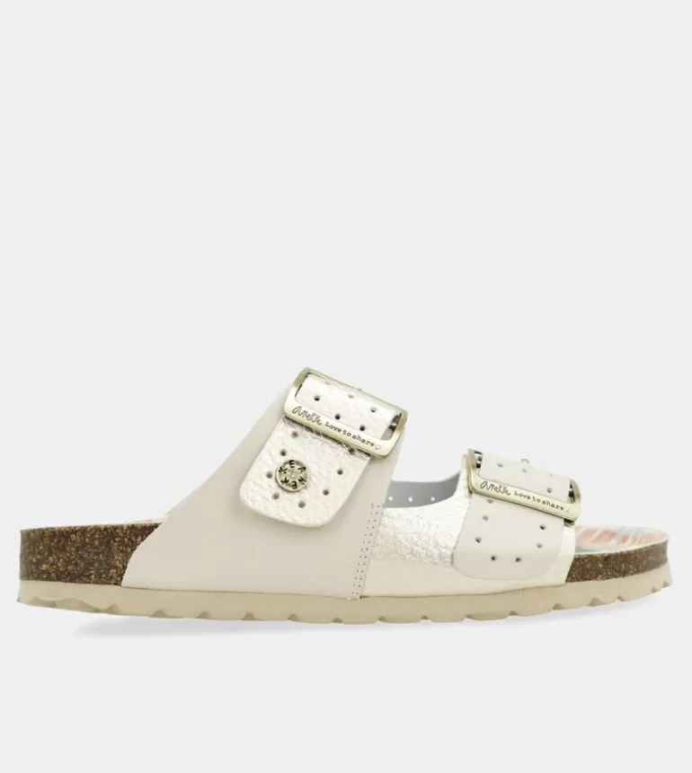 womens_gold_bio_sandals_4.webp Women'S Gold Bio Sandals | Anekke Best Sale